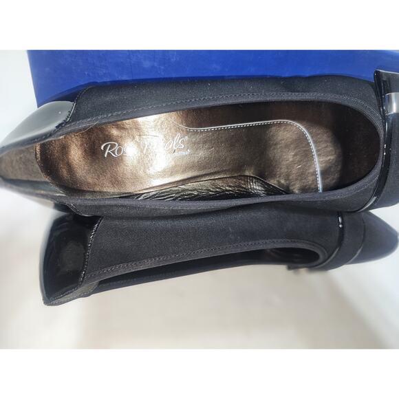 Walking Cradles Black Flats, Size 12M, Leather/Textile Upper, Slip-on - Picture 10 of 12